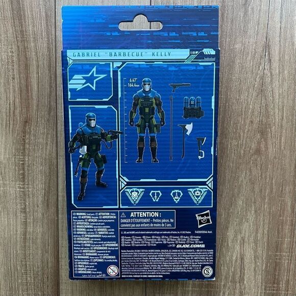 GI Joe Classified Series Gabriel BARBECUE Kelly #58 Hasbro 6" figure - Picture 3 of 3